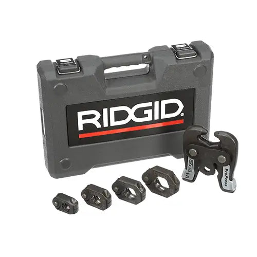 Ridgid 27423 Standard ProPress V1 Kit, 1/2" - 1-1/4" with Rings