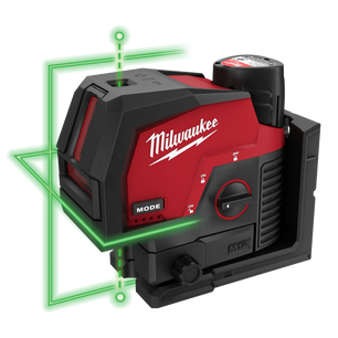 Milwaukee 3622-21 M12™ Green Cross Line & Plumb Points Laser Kit