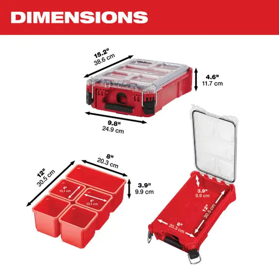 Milwaukee 48-22-8435 PACKOUT™ Compact Organizer