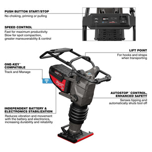 Milwaukee MXF270-2HD MX FUEL™ 70 kg Rammer Kit