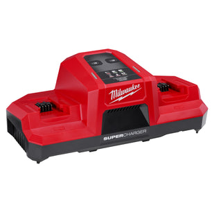 Milwaukee 48-59-1881SC M18 Dual Bay Super Charger Starter Kit, Volts 18 Battery Type Lithium-ion, Batteries