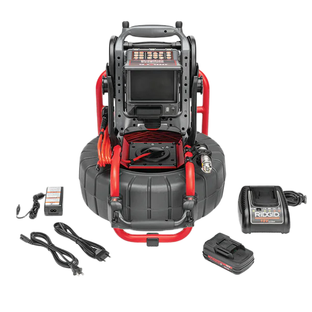 RIDGID 63828 SeeSnake Compact C40 System with CS6x Versa Monitor, 1 Battery and Charger