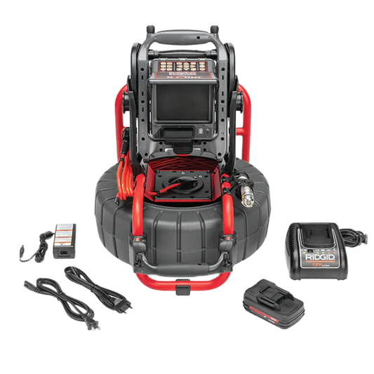 RIDGID 63828 SeeSnake Compact C40 System with CS6x Versa Monitor, 1 Battery and Charger