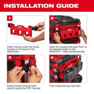 Milwaukee 48-22-8602 PACKOUT™ Tool Box Caddy Attachment