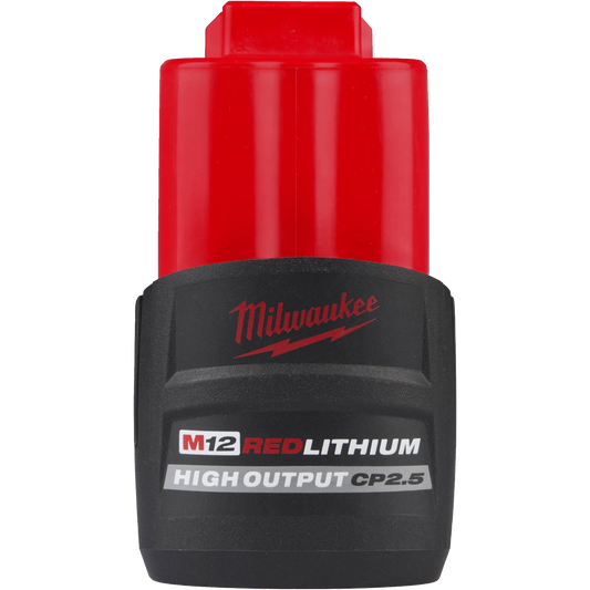 Milwaukee 48-11-2425 M12 REDLITHIUM High OUTPUT CP2.5 Battery Pack