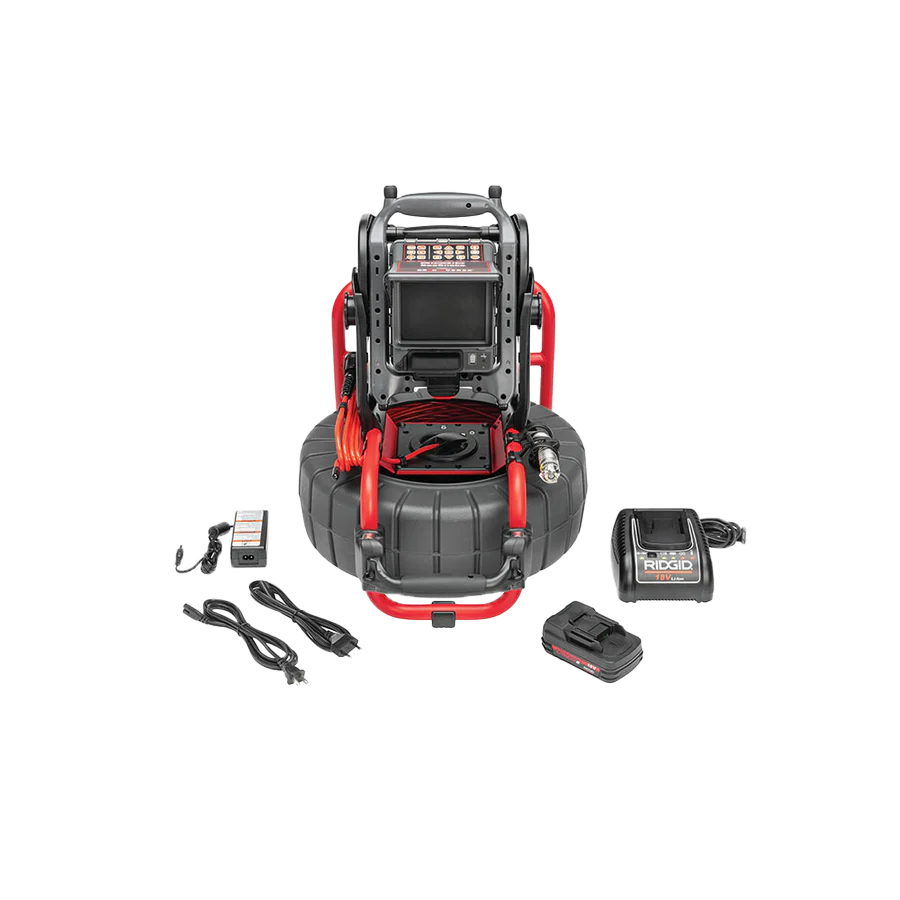 RIDGID 63818 SeeSnake Compact M40 System with CS6x Versa Monitor, 1 Battery and Charger