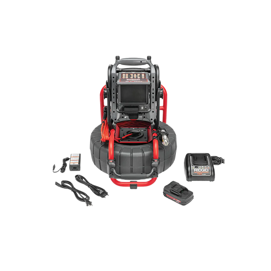 RIDGID 63818 SeeSnake Compact M40 System with CS6x Versa Monitor, 1 Battery and Charger