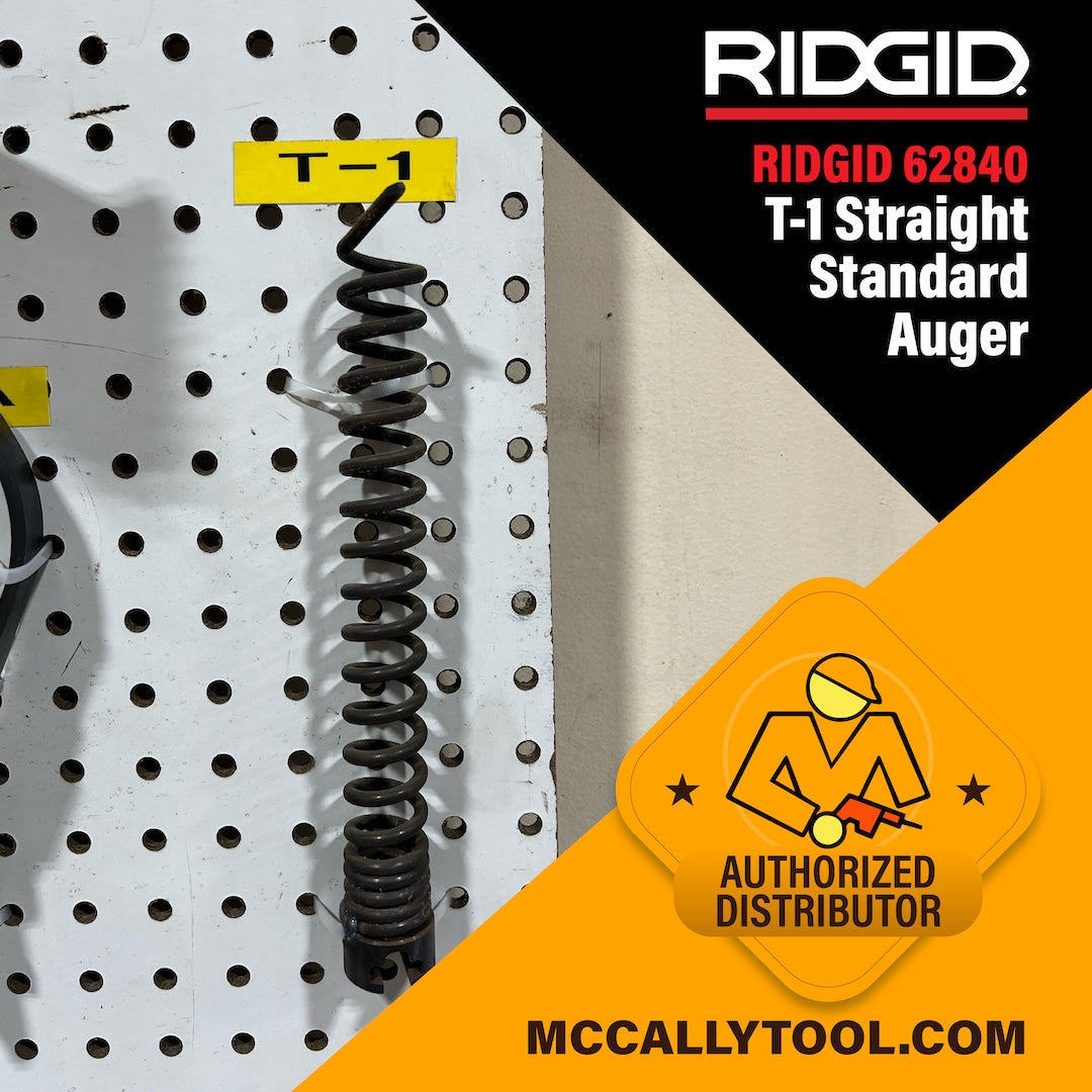 RIDGID 62840 T-1 Straight Standard Auger