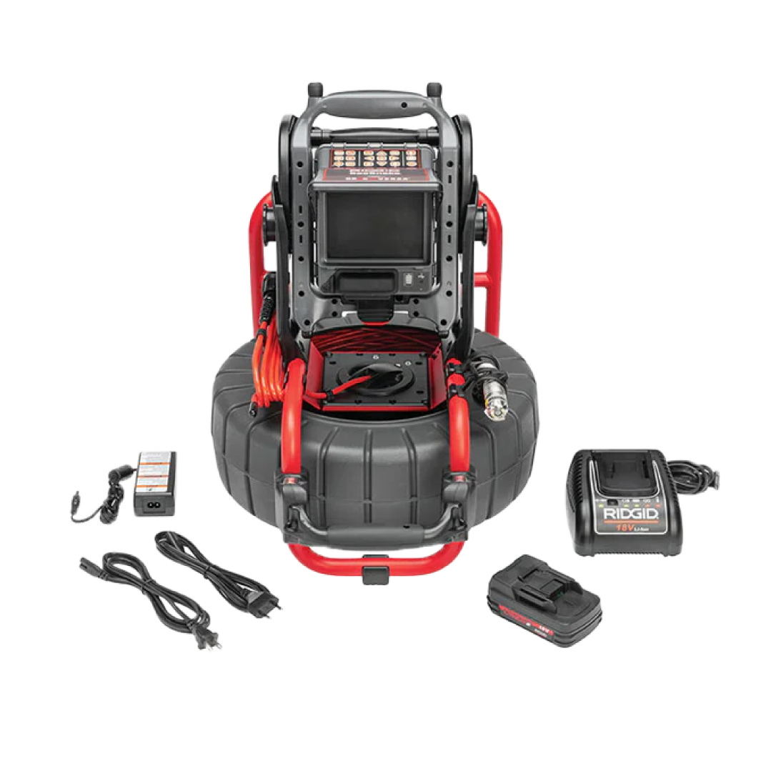 RIDGID 63818 SeeSnake Compact M40 System with CS6x Versa Monitor, 1 Battery and Charger