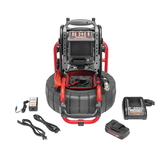 RIDGID 63818 SeeSnake Compact M40 System with CS6x Versa Monitor, 1 Battery and Charger