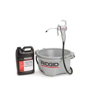 RIDGID 10883 Oiler with 1 Gallon Nu-Clear Thread Cutting Oil