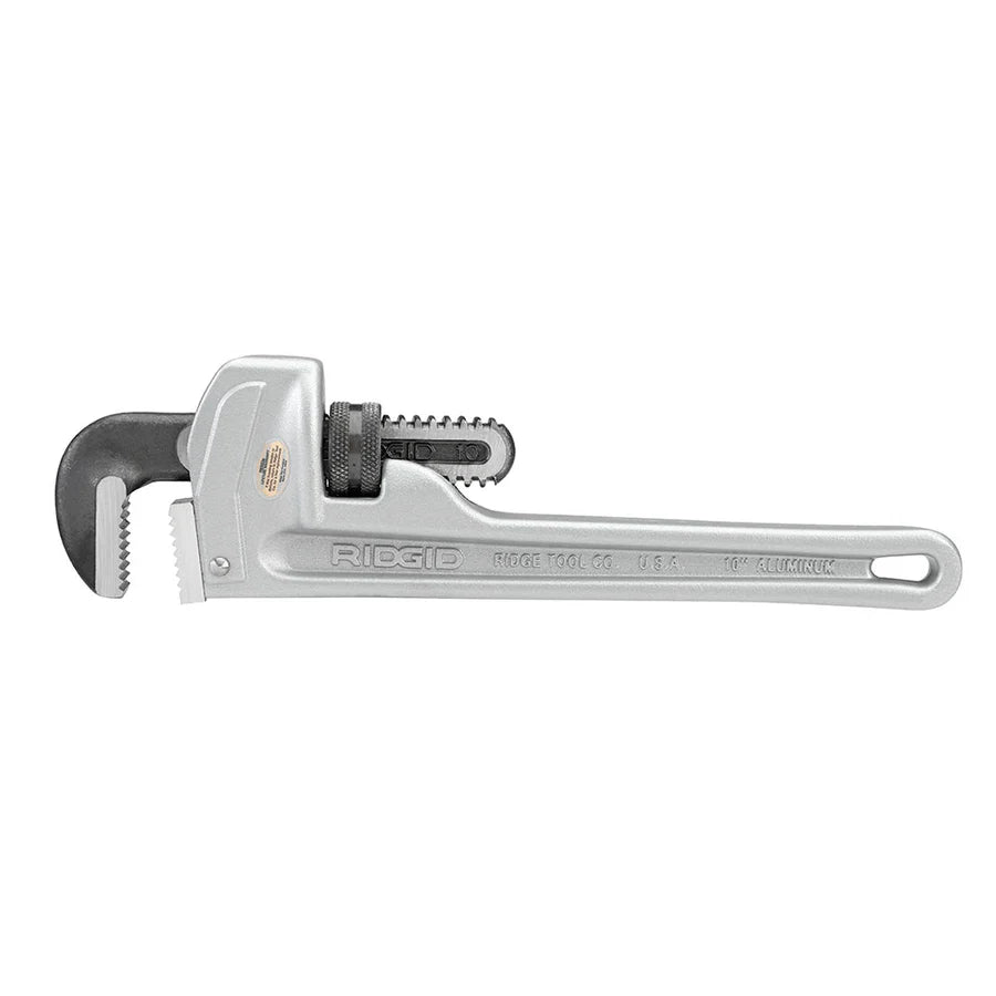 RIDGID 31090 10" Aluminum Straight Pipe Wrench