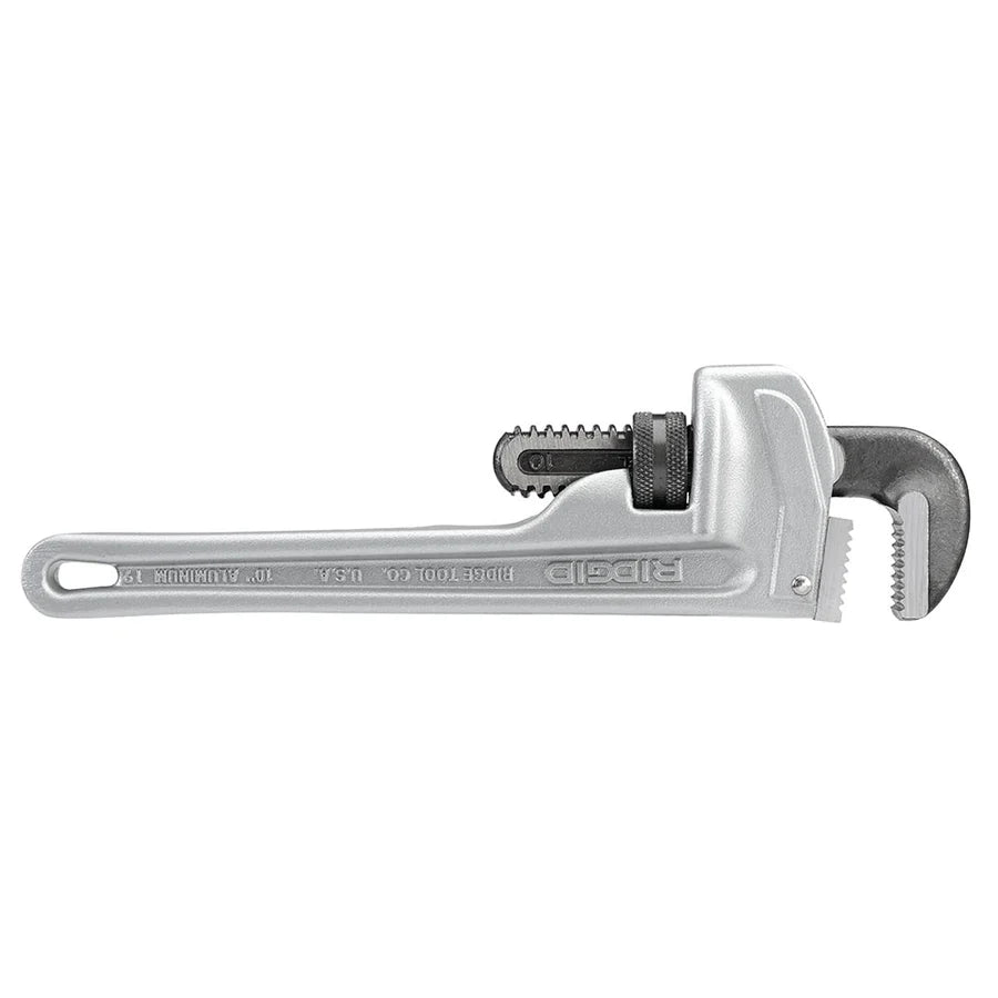 RIDGID 31090 10" Aluminum Straight Pipe Wrench