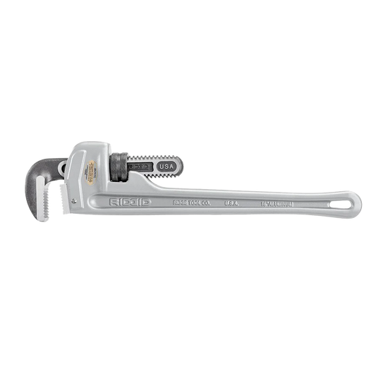 RIDGID 31100 18" Aluminum Straight Pipe Wrench