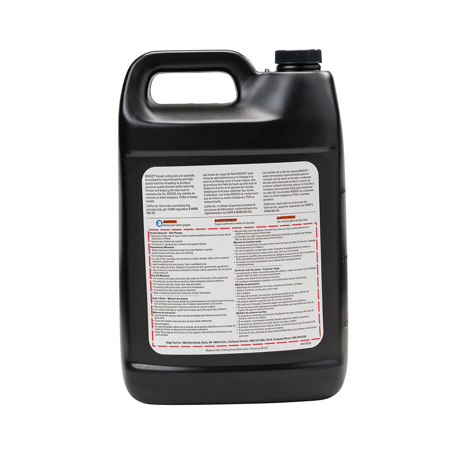 RIDGID 74012 Extreme Performance Stainless Steel Thread Cutting Oil (1 Gallon)