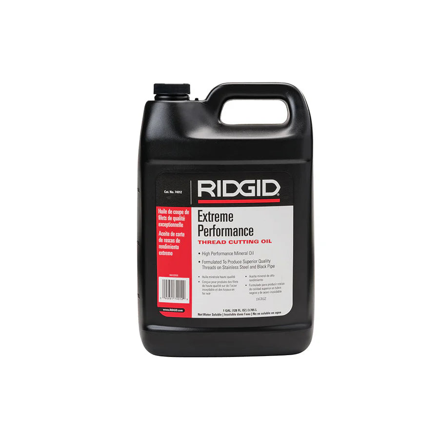 RIDGID 74012 Extreme Performance Stainless Steel Thread Cutting Oil (1 Gallon)