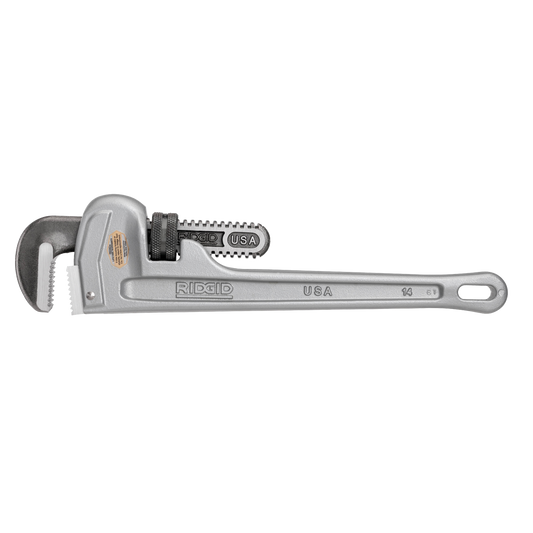 RIDGID 31095 14" Aluminum Straight Pipe Wrench