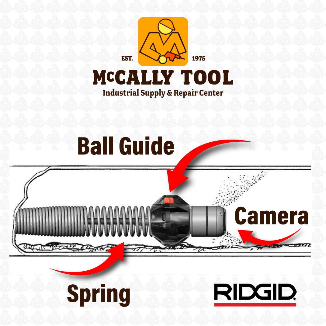 RIDGID 42778 Pipe Guide Set (30mm and 25mm) 16mm Camera Head (Pkg of 2)