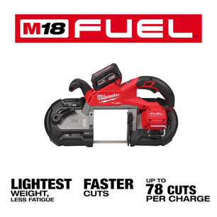 Milwaukee 2929S-22 M18 FUEL™ Dual Trigger Deep Cut Band Saw Kit