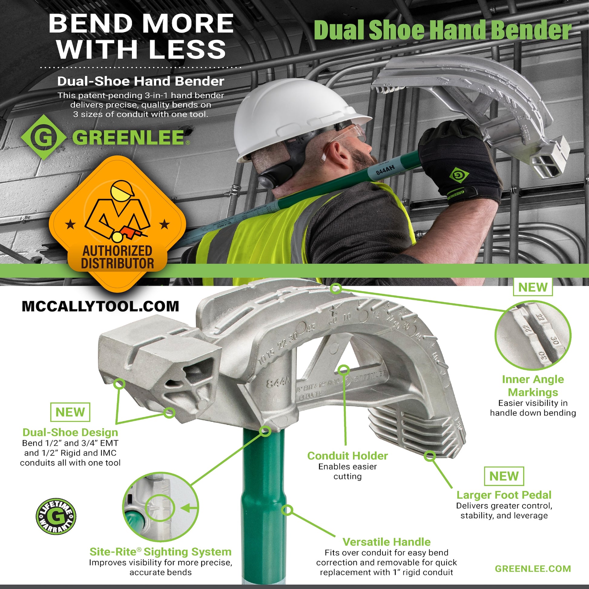 Greenlee Bender | Authorized Distributor & Repair | McCally Tool