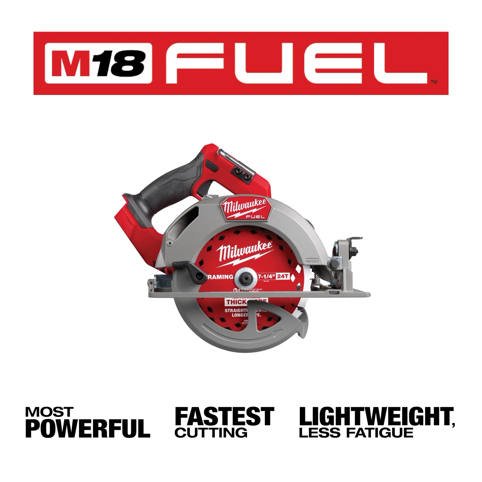 Milwaukee 2834-20 M18 FUEL™ 7-1/4” Circular Saw (Tool Only)