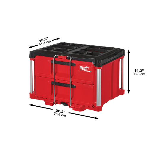 Milwaukee 48-22-8442 PACKOUT™ 2-Drawer Tool Box