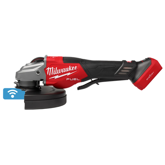 Milwaukee 3674-20 M18 FUEL™ 4-1/2"-7" Variable Speed Braking Grinder, Paddle Switch w/ ONE-KEY™