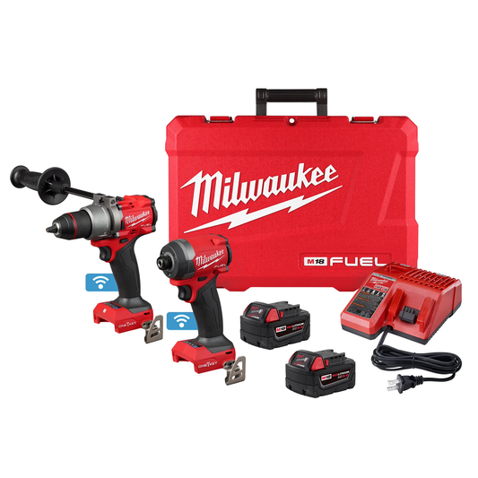 Milwaukee 3696-22 M18 FUEL™ 2-Tool Combo Kit w/ ONE-KEY™