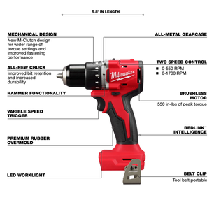 Milwaukee 3693-24CX M18™ 4 Tool Combo Kit