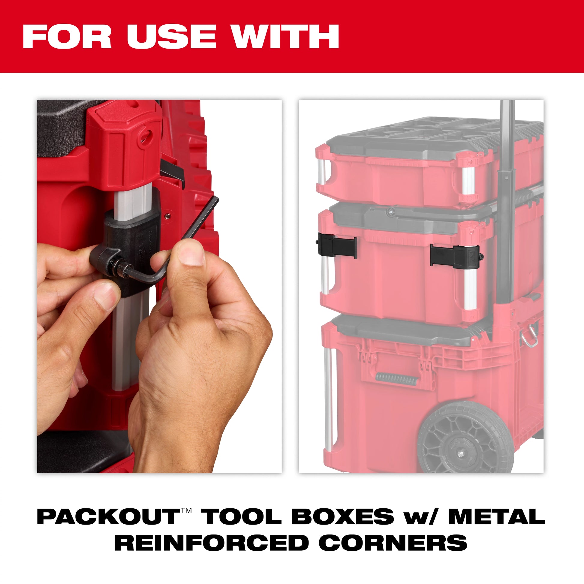 Milwaukee 48-22-8603 PACKOUT™ Tool Box M18™ Battery Rack Attachment