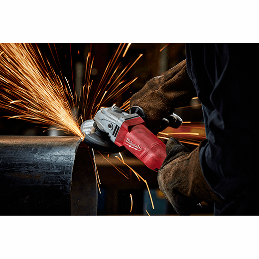 Milwaukee 6141-31 11 Amp Corded 4-1/2 in. Small Angle Grinder Paddle No-Lock