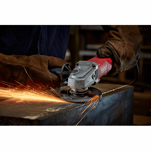 Milwaukee 6141-31 11 Amp Corded 4-1/2 in. Small Angle Grinder Paddle No-Lock