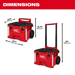 Milwaukee 48-22-8427 PACKOUT™ Rolling Tool Box