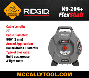 RIDGID K9-204 FlexShaft