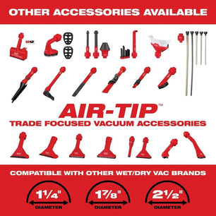 Milwaukee 49-90-2027 AIR-TIP™ Low-Profile Pivoting Brush Tool (Vacuum Attachment)