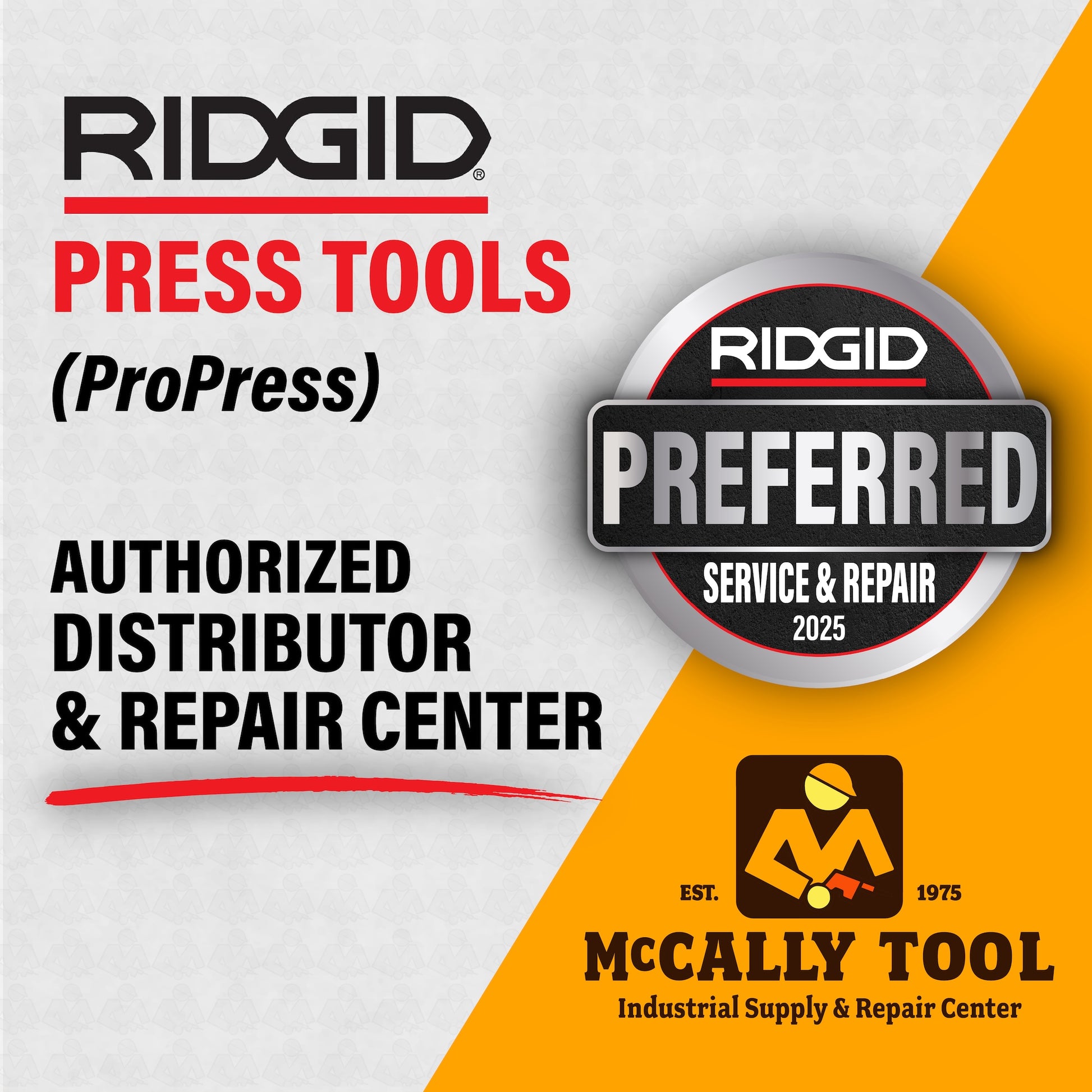 RIDGID Press Tool Distributor and Repair Center | ProPress