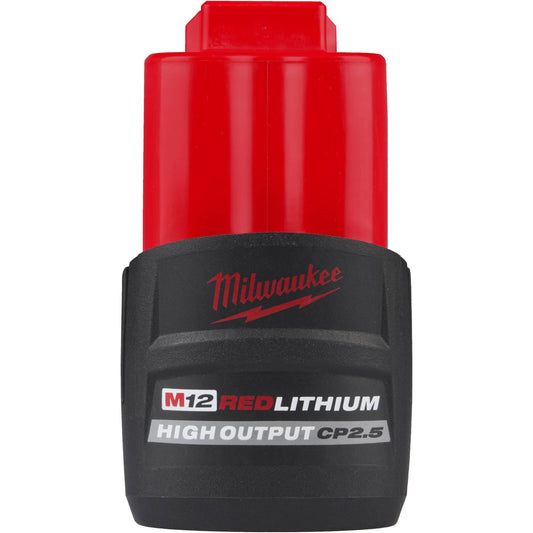 Milwaukee 48-11-2425 M12 REDLITHIUM High OUTPUT CP2.5 Battery Pack