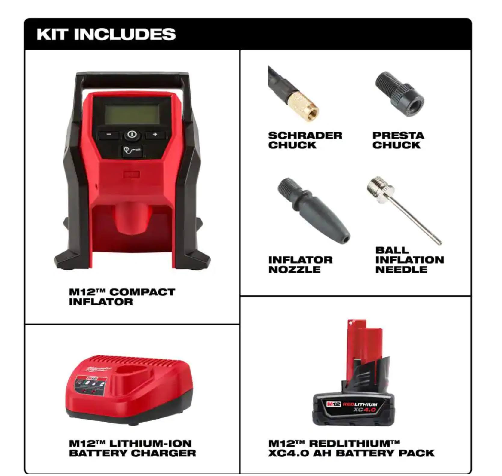 Milwaukee compact inflator sale