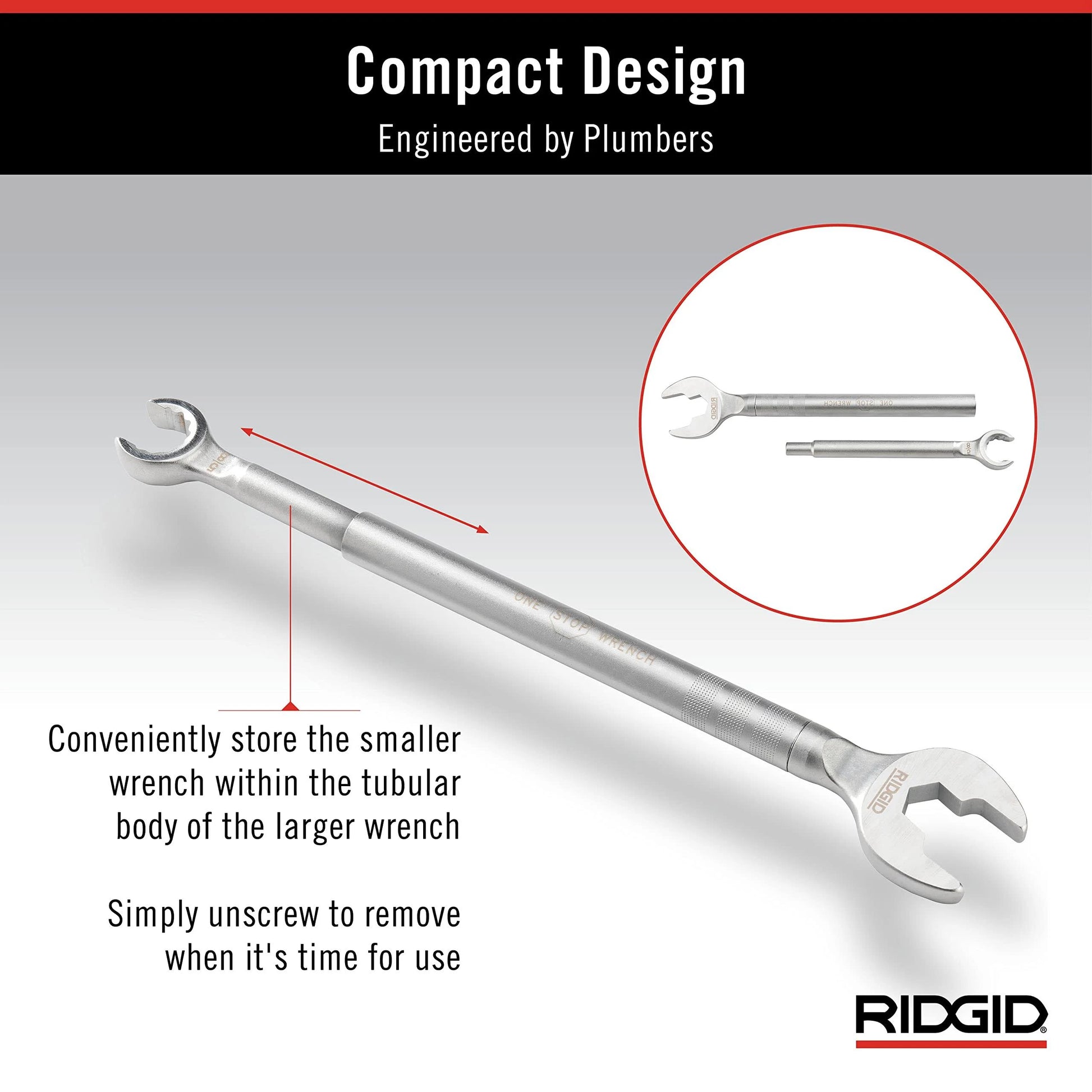 RIDGID 27023 One Stop Wrench