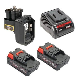 RIDGID 66518 Locator 18 V Adaptor Kit with 2 Batteries and Charger