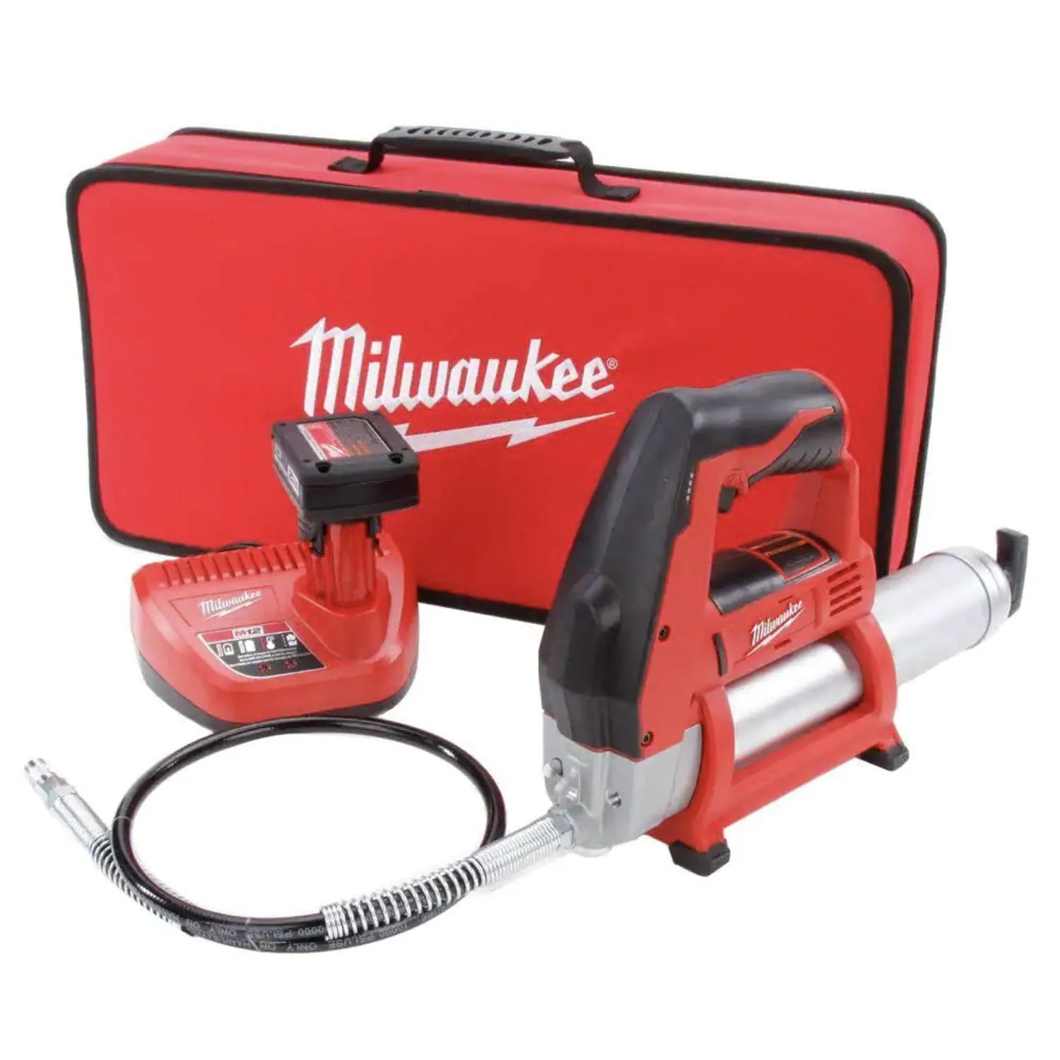 Milwaukee 2446-21XC M12™ Cordless LITHIUM-ION Grease Gun Kit