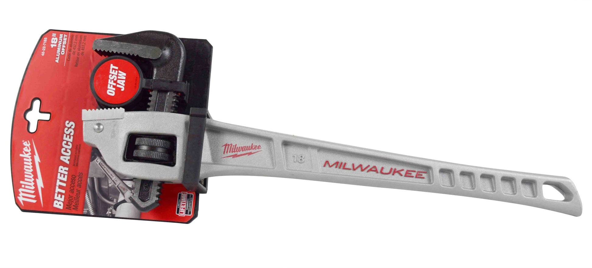 Milwaukee 48-22-7185 18" Aluminum Offset Pipe Wrench